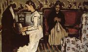 Paul Cezanne Young Girl at the Piano Sweden oil painting reproduction